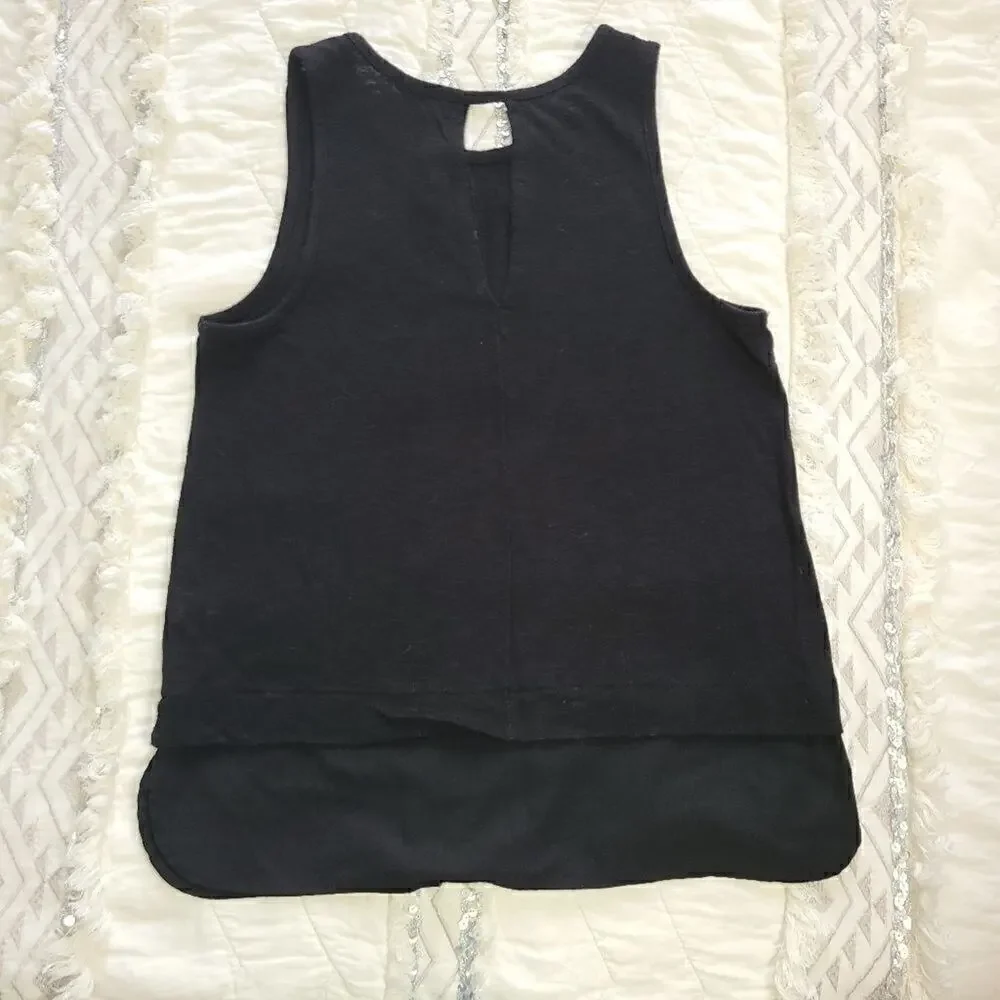 J. Crew Sleeveless Layered Top Size M